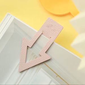 PU Leather Arrow Design Promotional <b>Bookmarks</b> with Precise Movable Clip-Modern Embossed Welcome <b>Gift</b> for Book Lovers - Product Image 4