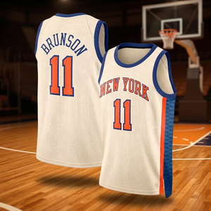 Maillot Swingman pour enfants et jeunes hommes des New York Knicks, édition City, couleur crème ivoire - Product Image 2