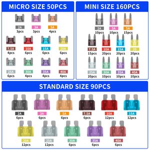 300pcs חדש אלומיניום קופסא קטנה ובינונית מיני <span class=keywords><strong>fuse</strong></span> שילוב קטן קטן קליפ צהוב סוג - Product Image 3