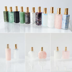 Flacon pulvérisateur de parfum en Quartz Rose naturel, luxe Unique, 5ml - Product Image 6