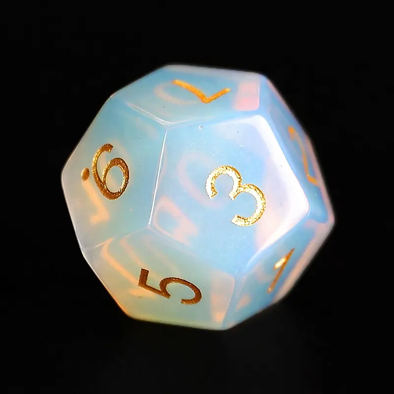 Dnd Dice Factory Wholesale High Quality Opal Dice Set For Dungeons And Dragons RPG