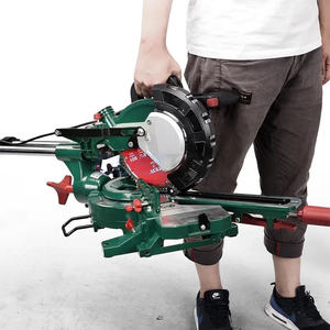 Scie à onglet coulissante haute performance pour le travail du bois avec laser, scie à découper l'aluminium domestique à pousser-tirer - Product Image 2