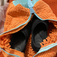Usine personnalisée Portable voyage maille nettoyage Sneaker Machine et sèche fibres lavage linge 16 pouces chaussures sac de lavage