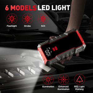 Banco de Energía 5 en 1 de 24000mAh para Arranque de Coches, Bomba de Aire para Neumáticos y Compresor, Corriente de 2400A, para Camiones y Motocicletas, Diseño a Prueba de Agua JS-161B - Product Image 2
