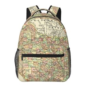 Mochila con Estampado de Mapa del Mundo Colorido, para Viajes, Estudiantes, Geografía, Venta al Por Mayor, Dropship, 2026 - Product Image 2