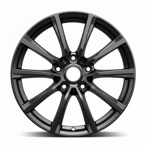 Rines de Aleación Forjados Personalizados de 5 Brazos en Negro Satinado y Gris Metálico para Mazda CX-5 y Tesla Model Y - Product Image 3