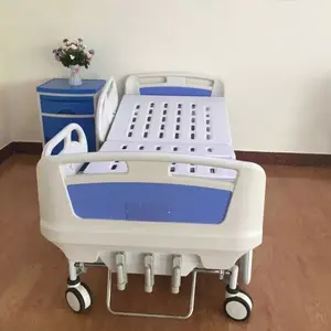 Cama de Hospital Eléctrica para el Cuidado en el Hogar de Personas Encamadas, 3 Manivelas, Camas Clínicas con Certificación CE, Capacidad de 260 kg, Garantía de 3 Años - Product Image 4