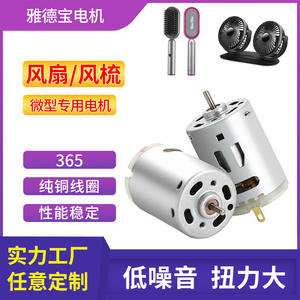 Motor CC Miniatura con Escobillas de 7.4V 12V de Alto Torque para Ventilador Eléctrico y Peine de Aire Caliente - Product Image 5