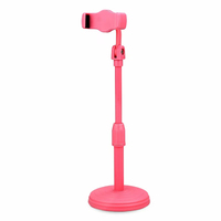 Bureau En Alliage Réglable Support de Téléphone Support de Téléphone Portable Paresseux Téléphone Portable Support 360 Degrés Rotation Support de Smartphone