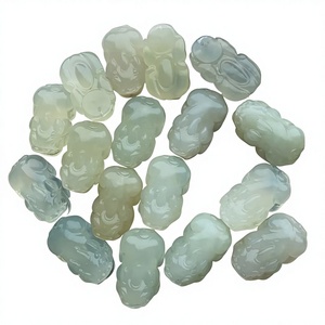 Ciondolo piccolo a forma di <span class=keywords><strong>volpe</strong></span> e rospo in pietra Xiu, accessori per bracciali e collane in giada, ornamenti per collane in giada a forma di <span class=keywords><strong>volpe</strong></span> e rospo - Product Image 4