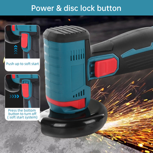 Powerful Rechargeable Electric <strong>Angle</strong> Grinder Mini Polisher Diamond Tile Wood Stone <strong>Cutting</strong> <strong>Tool</strong> with Grinding Disc Wheel - Product Image 6