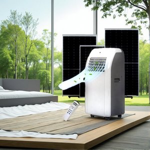 Climatiseur solaire portable DC48V 9000Btu, alimentation directe par énergie solaire avec télécommande - Product Image 3
