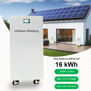 家庭用蓄電池 16kWh 51.2V 280Ah/314Ah リン酸鉄リチウムイオンバッテリー 縦型可動式太陽光発電システム - Product Image 1