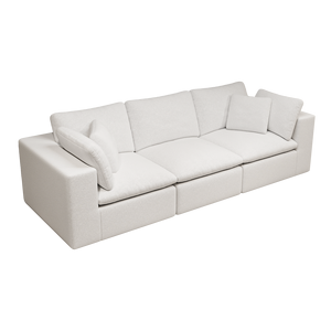 Ensemble de canapés modulaires sectionnels convertibles, canapé carré rembourré pour appartement, hôtel, villa, salon, chambre à coucher, design moderne - Product Image 6