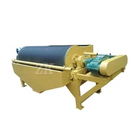Zelfreinigende roterende dubbele rol granaat natte hoge intensiteit Whims mini roller laboratorium magnetische separator te koop