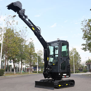 Excavadora pequeña sobre orugas de 2 toneladas, Mini excavadora con motor diésel de China, agente de reclutamiento, excavadoras compactas con brazo giratorio, Envío Gratis - Product Image 3