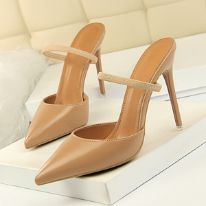 Sandalias de Tacón Alto para Mujer, Verano, Cómodas y Elegantes, Ideales para Vacaciones y Compras, con Cierre Deslizante Suave - Product Image 6
