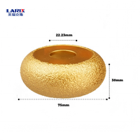 LARIX 75mm Diamant brasé sous vide haute dureté 45 #   Meule à rainurer et à débavurer à grain fin pour béton et maçonnerie, pour travaux d'angle
