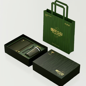 Tùy chỉnh thân thiện với môi A5 máy tính xách tay Bộ quà tặng với PU nhiệt Mug hộp và bìa cứng chai nước văn phòng phẩm Set - Product Image 4