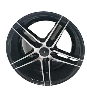 pkw-räder fabrik großhandelspreis schwarze oberfläche räder 16 x 7,5 pcd4x100 auto aluminium-radfelge für toyota