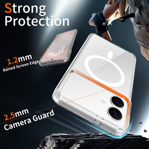 Funda Protectora 2 en 1 Transparente Antiarañazos con Fuerte Succión Magnética para Google <span class=keywords><strong>Pixel</strong></span> 10 Pro XL 9 Pro 8A, Carcasa Protectora Antigolpes - Product Image 5