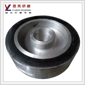 casting aluminium alloy plate rack buffing sand band rubber coated aluminum polishing buff