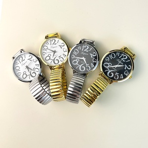 Nuevo Reloj de Cuarzo Deportivo Casual de Lujo para Mujer, Esfera Grande <span class=keywords><strong>con</strong></span> Números Grandes, Correa Elástica para <span class=keywords><strong>Mujeres</strong></span> Mayores WW003 - Product Image 4