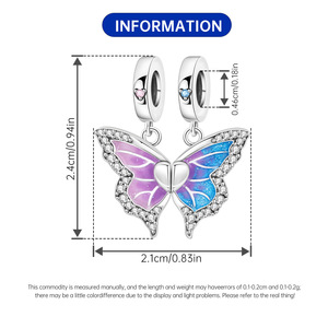 Nuevos pendientes de mariposa Best Friend, diseño original, lujo discreto, modernos y versátiles, venta al por mayor para mujer - Product Image 3