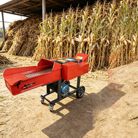 Machine de découpe et de broyage tout-en-un à haute productivité, à usage humide et sec, pour la coupe des fourrages destinée à l'élevage de bovins, ovins et porcins, avec moteur