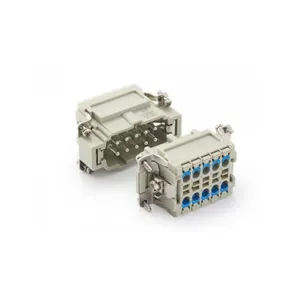HE-010-FQ-P Electrical Wire To Board Rectangular Connector Screw Terminal For Electrical Equipment