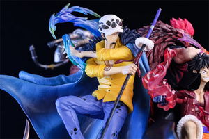 <span class=keywords><strong>Figurine</strong></span> <span class=keywords><strong>Manga</strong></span> 40CM Grande Taille 1 PIÈCE Capitaine Luffy Eustass Kid Trafalgar D Water Law Toy PVC Anime Figure pour Figura Adulte - Product Image 4