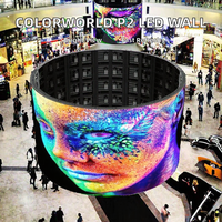 Écran LED publicitaire d'intérieur Colorworld P2.5, fréquence de rafraîchissement 3840 Hz, HDR 1000:1, Adobe RGB 98%, luminosité 500 cd, lisible en plein soleil