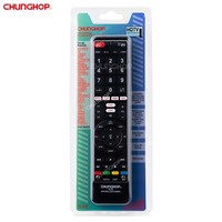 Control Remoto Universal Inteligente TX-01E Multimarca, Preconfigurado, Red Inteligente Automática, Código Fijo Personalizado, de Plástico, para Televisor Inteligente