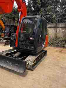 Mini-excavatrice Hitachi Zx60 d'occasion en bon état, faible nombre d'heures de travail, prix avantageux, machine d'origine Hitachi Zx60 à vendre - Product Image 6