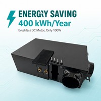Sistema de Aire Fresco de Ultra Baja Temperatura (-30°C) 350 M3/h Ventilación a Presión Positiva Anual 400 kWh