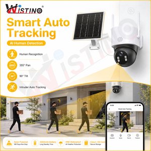 Cámara WiFi Wistino <span class=keywords><strong>CamHi</strong></span> Pro 4K PTZ para Exteriores con Seguimiento Automático, Visión Nocturna en Color, Audio Bidireccional, Detección de Movimiento, Cámara Solar AOV - Product Image 5