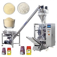 Machine d'emballage et d'étiquetage automatique verticale pour sachets de farine, de lait, de café instantané, de protéines en poudre, de qualité alimentaire, nouvelle