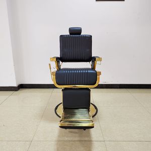 Fauteuil de barbier vintage inclinable pour hommes, pour la coupe de cheveux et les soins de beauté en salon - Product Image 6