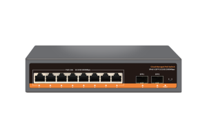8 puertos PoE + <span class=keywords><strong>2</strong></span> puertos SFP de 1000Mbps Gigabit Lite completo-Conmutador Ethernet PoE gestionado por <span class=keywords><strong>web</strong></span>/aplicación gestionada en la nube - Product Image 3
