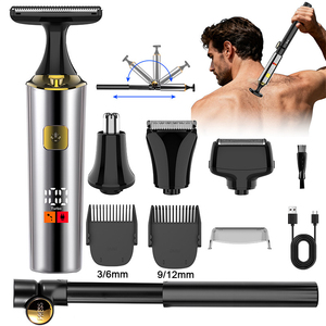 <span class=keywords><strong>Afeitadora</strong></span> de <span class=keywords><strong>espalda</strong></span> <span class=keywords><strong>para</strong></span> hombres, kit de aseo, recortadora eléctrica impermeable <span class=keywords><strong>para</strong></span> vello <span class=keywords><strong>corporal</strong></span>, <span class=keywords><strong>afeitadora</strong></span> facial de lámina, recortadora de ingle, depiladora <span class=keywords><strong>corporal</strong></span> - Product Image 5