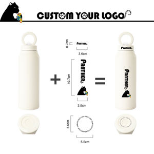 בקבוק מים פרימיום נירוסטה, בקבוק לחדר כושר 24oz, תרמוס, בקבוק מים מגנטי בהתאמה אישית עם קופסת אריזה מותאמת אישית - Product Image 4