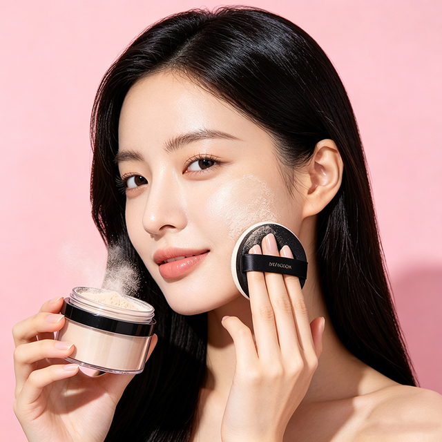 Professional OEM Setting Powder Highlighter Powder Mineral OEM ODM Female Face Makeup Factory of High Quality Loose Matte 80g