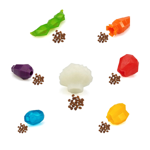 Factory Customization <strong>New</strong> TPR Vegetable and Fruit <strong>Dog</strong> Treat Dispensing Chew Toy Durable Interactive Toys - Product Image 1