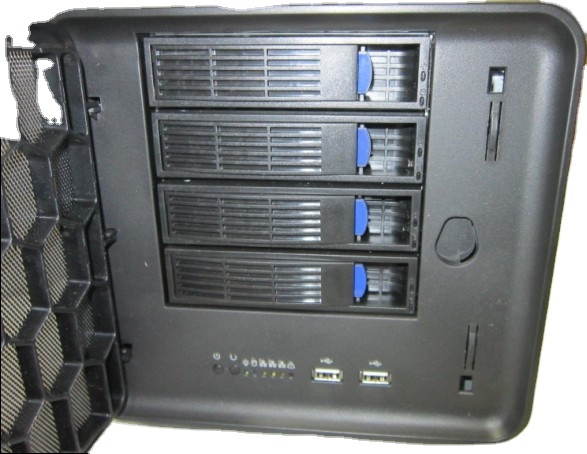 Armrotec 4 Bay NAS Storage Server for Home SOHO with J3455 Quad Core CPU 16 GB RAM in Stock Max 16TB HDD