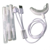 Kit de blanchiment dentaire 3-en-1 MDY avec gel et gouttière dentaire filaire DT-L01 en ABS pour usage domestique