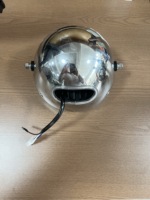Phare LED rond de moto HAOJIN, double faisceau haut/bas, avec feux de position Angel Eyes pour Harley Bobber CG XP GN