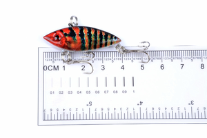 ABS umpan keras Vib umpan tanpa liless Crankbait Minnow dengan kail pancing kuat - Product Image 4