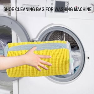 Sac à linge réutilisable en polyester à fermeture éclair, style pliable, idéal pour lave-linge, sèche-linge et le lavage des chaussures – Vente chaude - Product Image 4