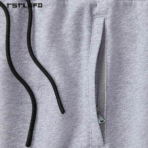 กางเกงขาสั้นผู้ชายผ้าฝ้ายแท้ 100% ผ้าที่ยั่งยืนได้ สายรัดเอว ใส่สบาย เหมาะสำหรับออกกำลังกาย ใส่เล่นกีฬา ใส่พักผ่อน เสื้อผ้าฤดูร้อน ระบายอากาศได้ดี - Product Image 2