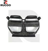 Lèvre de calandre M Performance en fibre de carbone sèche, style V, pour BMW G80 G81 M3 G82 G83 M4, finition haute brillance époxy